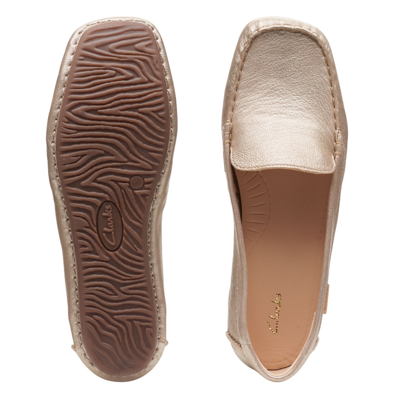 Sommersprossenspaziergang Clarks Champagner Lea