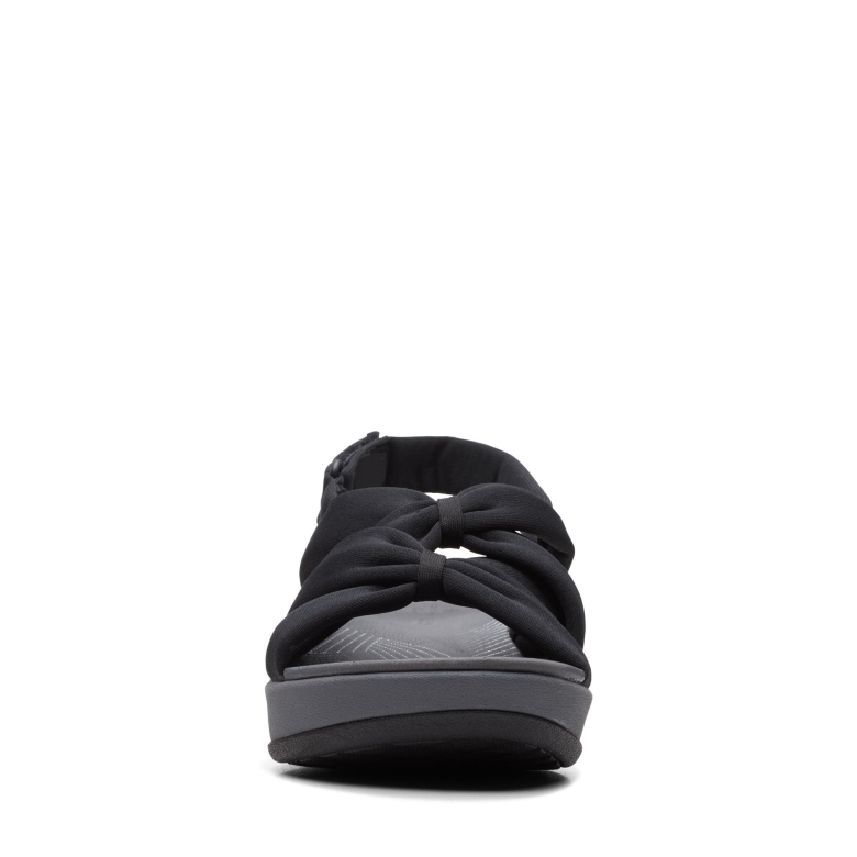 Schwarze Textil Clarks Arla Meg
