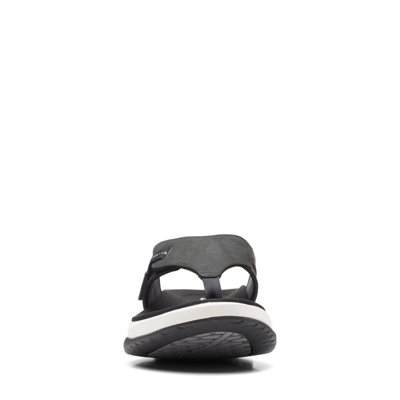 Wave 20 Sea Black Leder/nubuk Kombi Clarks