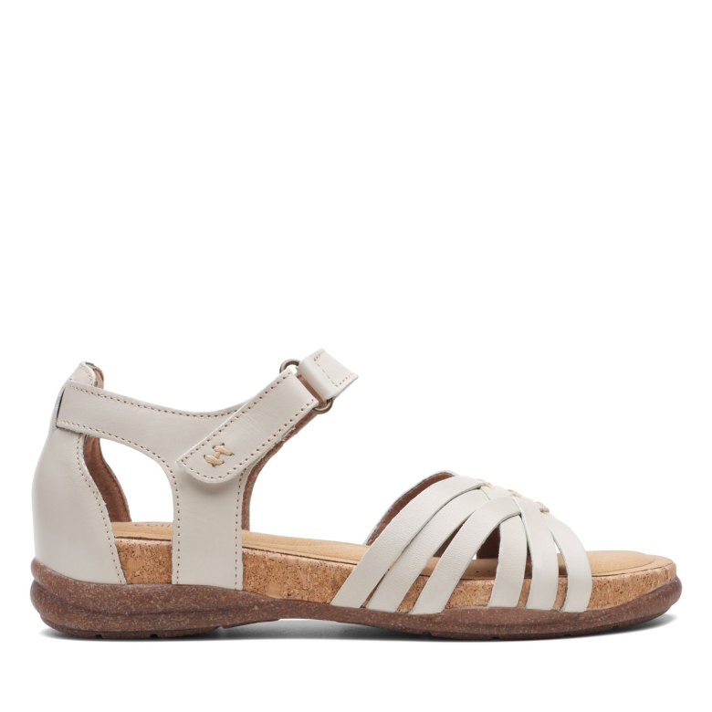 Weißes Leder Roseville Cove Clarks