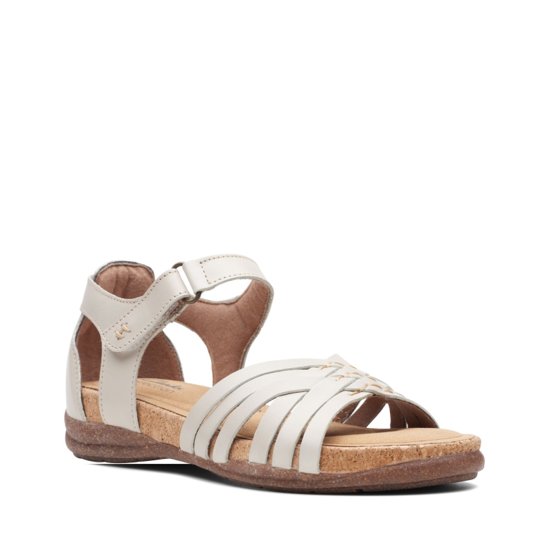 Weißes Leder Roseville Cove Clarks