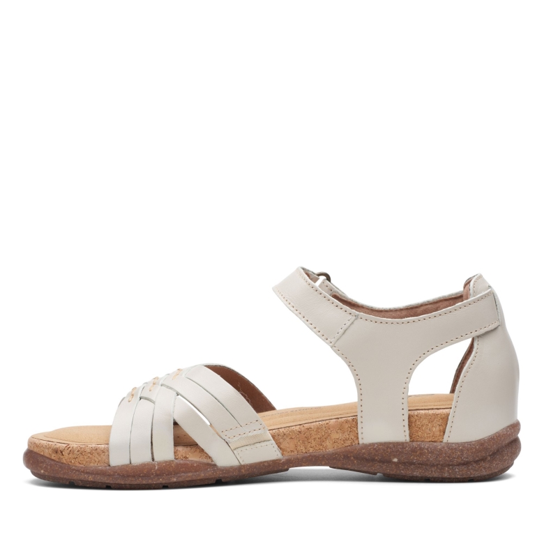 Weißes Leder Roseville Cove Clarks