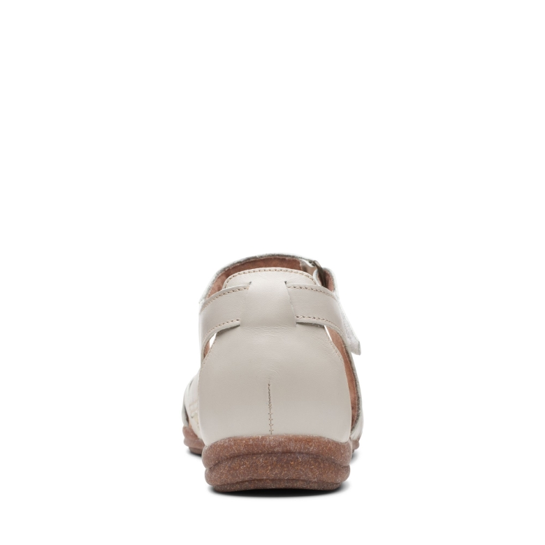 Weißes Leder Roseville Cove Clarks