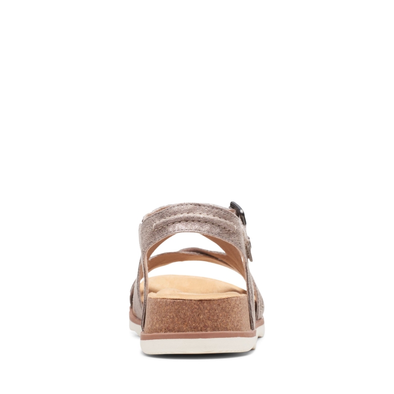 Taupe Metallic Clarks Brynn Ave