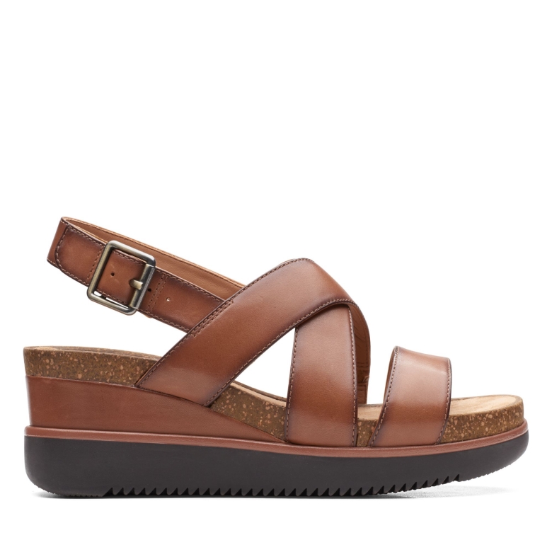 Dunkelbraune Lea Lizby Cross Clarks