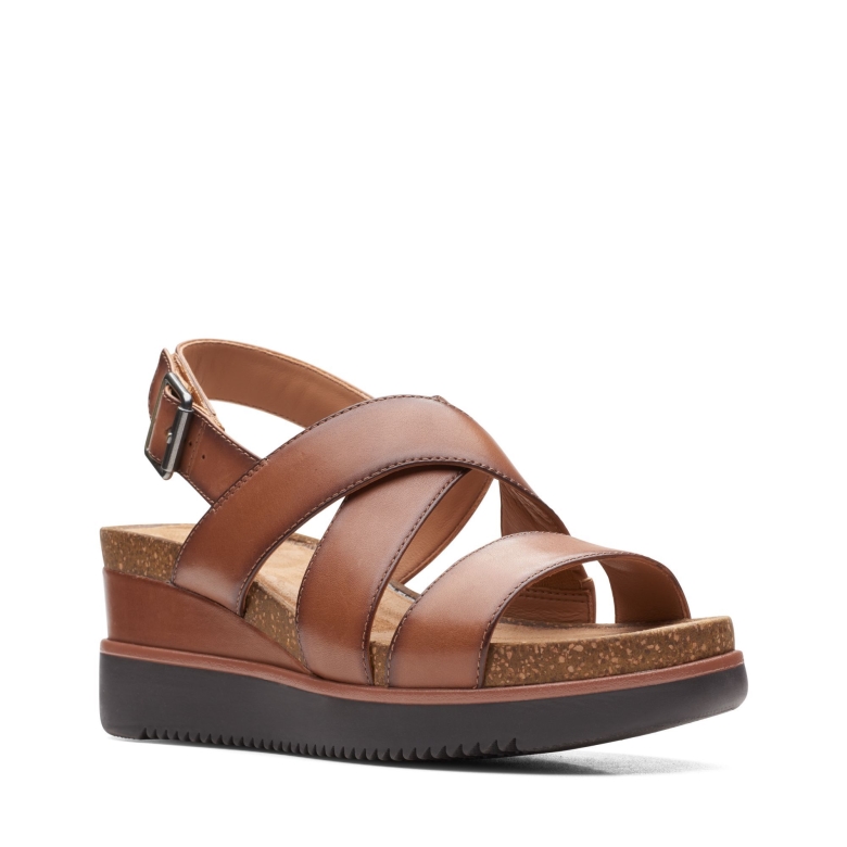 Dunkelbraune Lea Lizby Cross Clarks