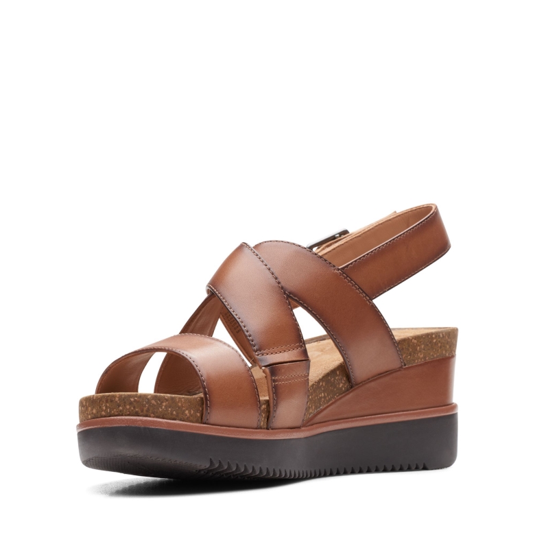 Dunkelbraune Lea Lizby Cross Clarks