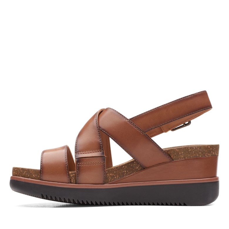 Dunkelbraune Lea Lizby Cross Clarks