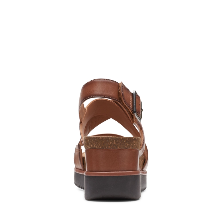 Dunkelbraune Lea Lizby Cross Clarks
