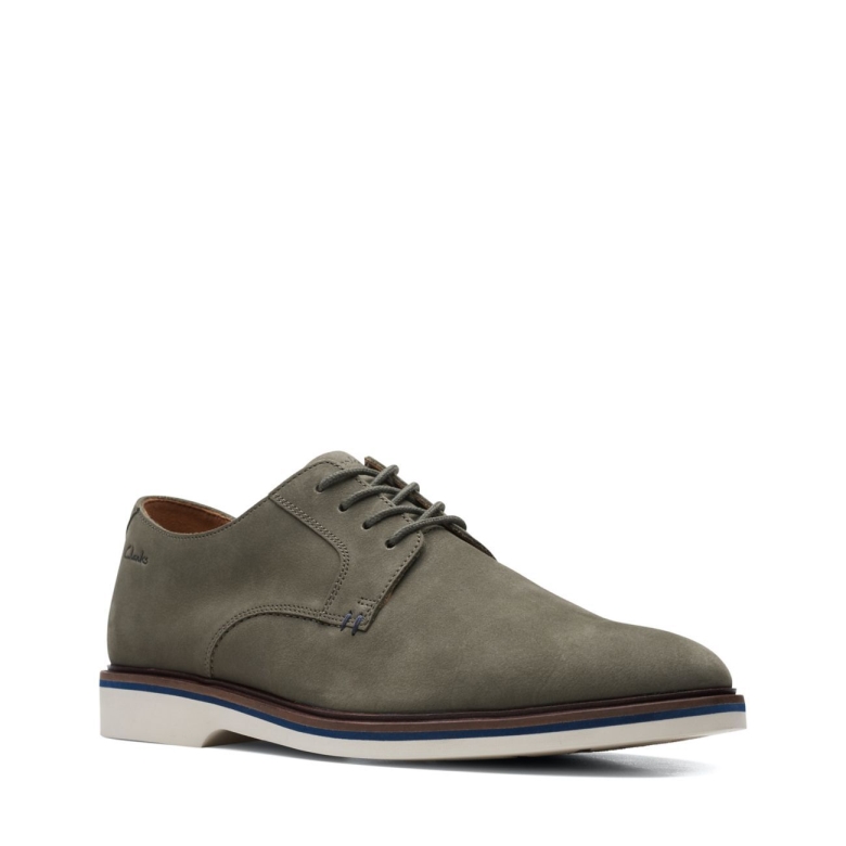 Malwood Plain Olive Nubuk Clarks