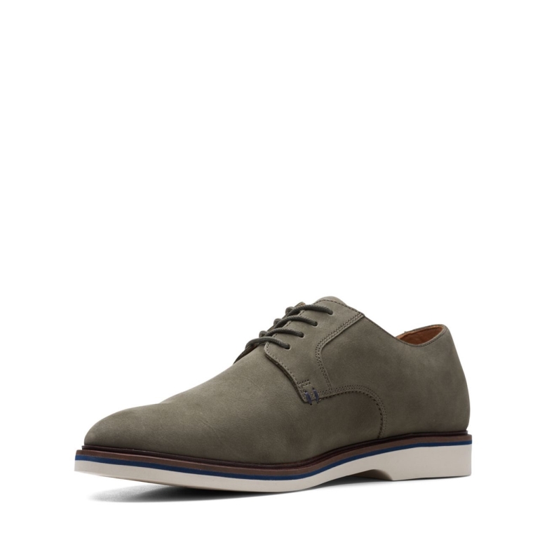 Malwood Plain Olive Nubuk Clarks
