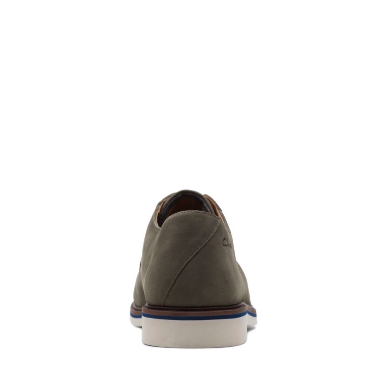 Malwood Plain Olive Nubuk Clarks