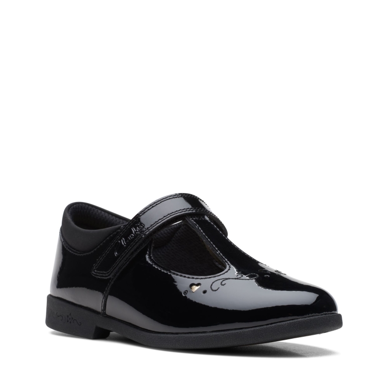 Magicsteplo K Clarks Schwarzer Pat