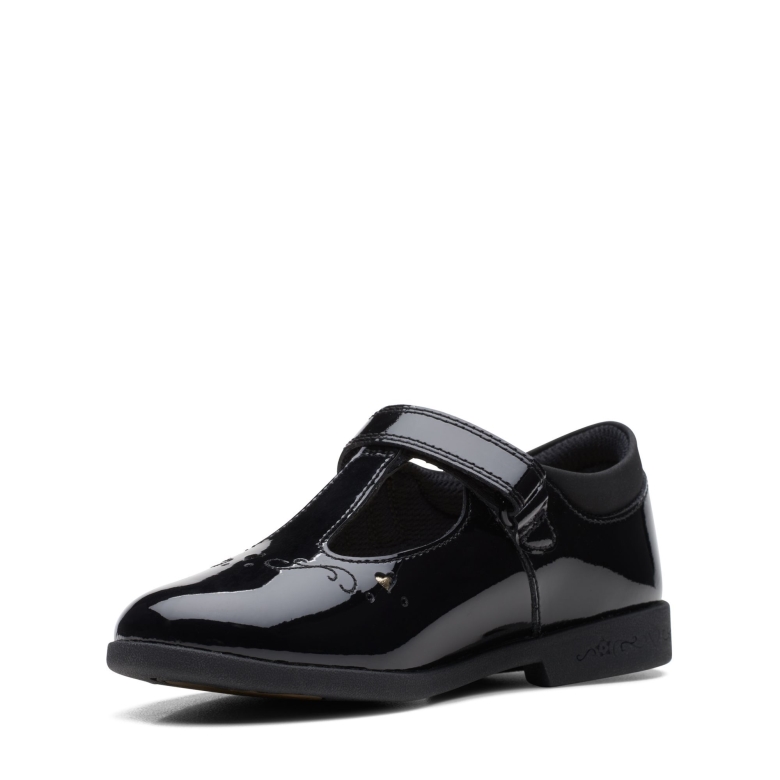 Magicsteplo K Clarks Schwarzer Pat