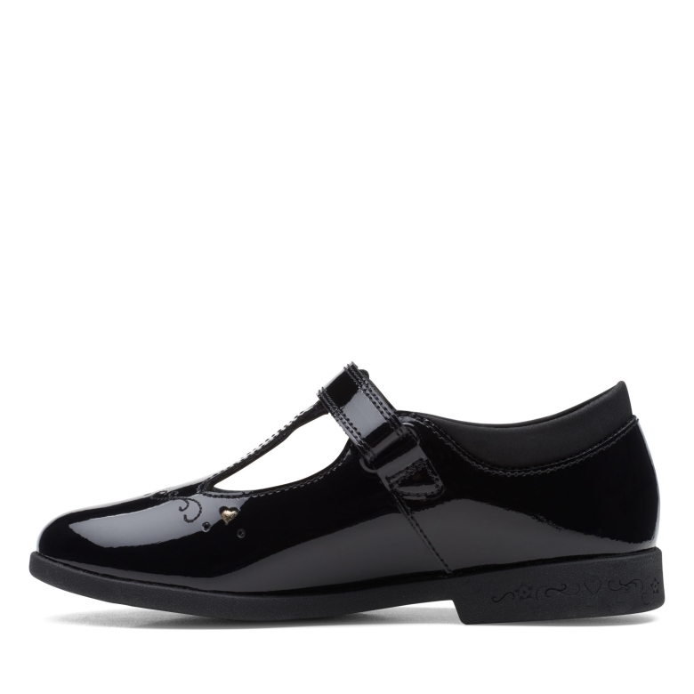 Magicsteplo K Clarks Schwarzer Pat