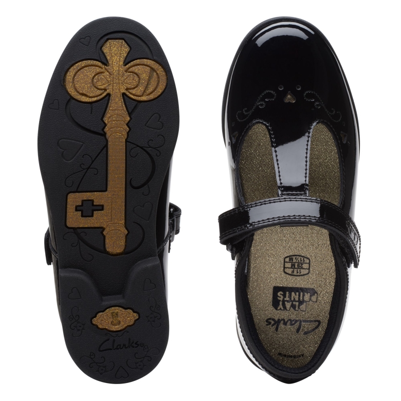 Magicsteplo K Clarks Schwarzer Pat