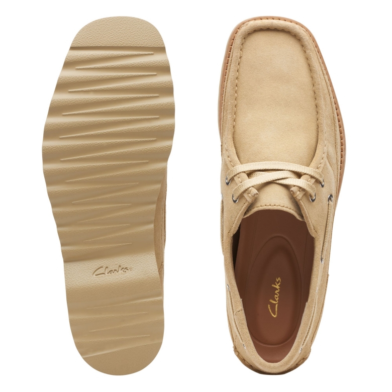 Clarks Ahorn Wildleder Durleigh Segel