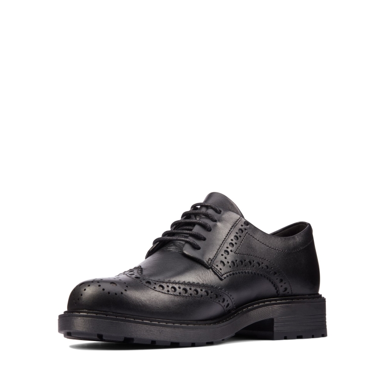 Orinoco 2 Limit Clarks Schwarzes Leder