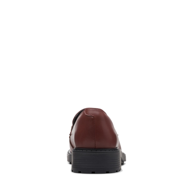 Kastanienbraunes Leder Clarks Orinoco2loafer