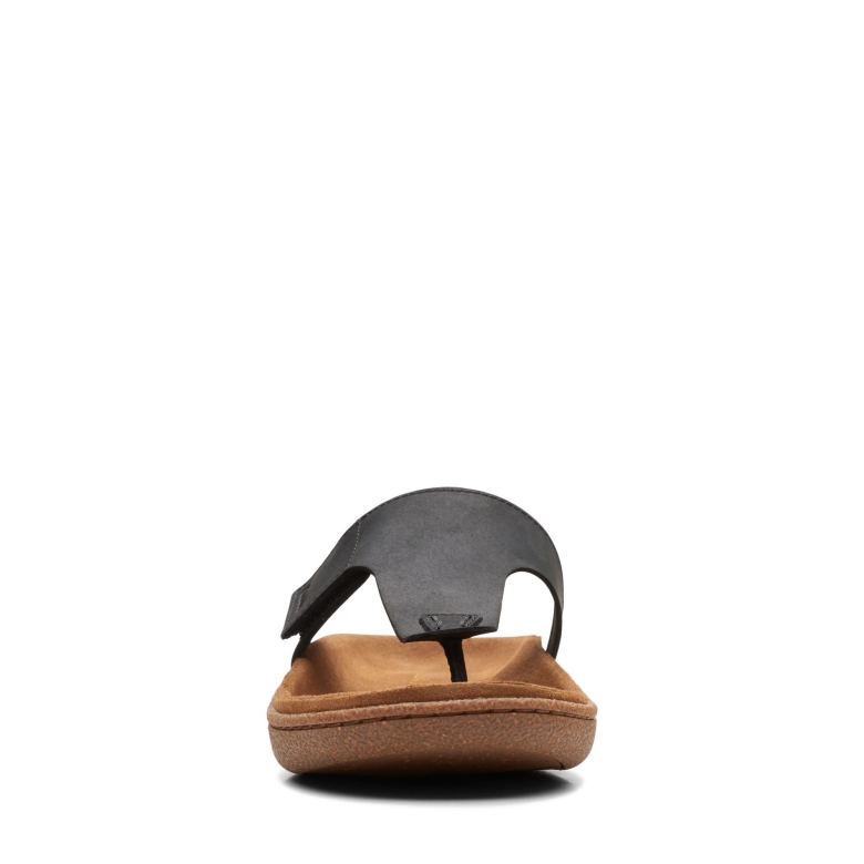 Clarks Piltonpfosten Aus Schwarzem Leder