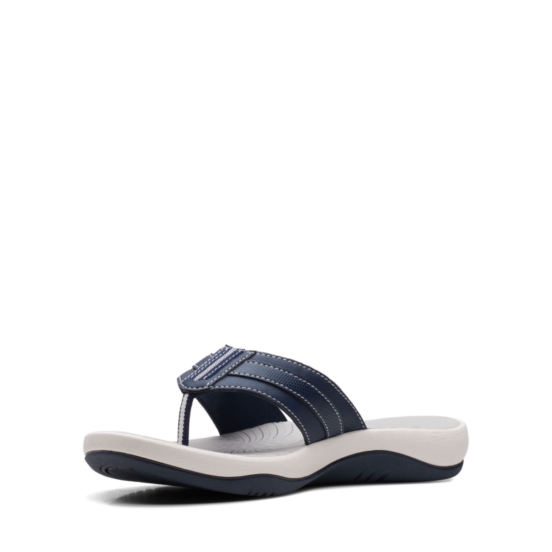 Sunmaze Daisy Navy Synthetische Clarks