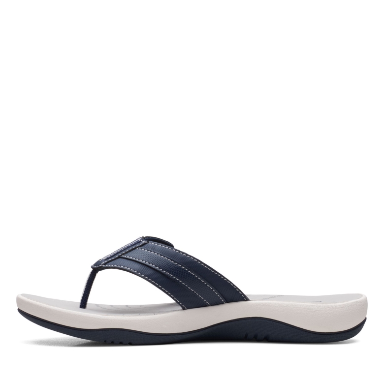 Sunmaze Daisy Navy Synthetische Clarks