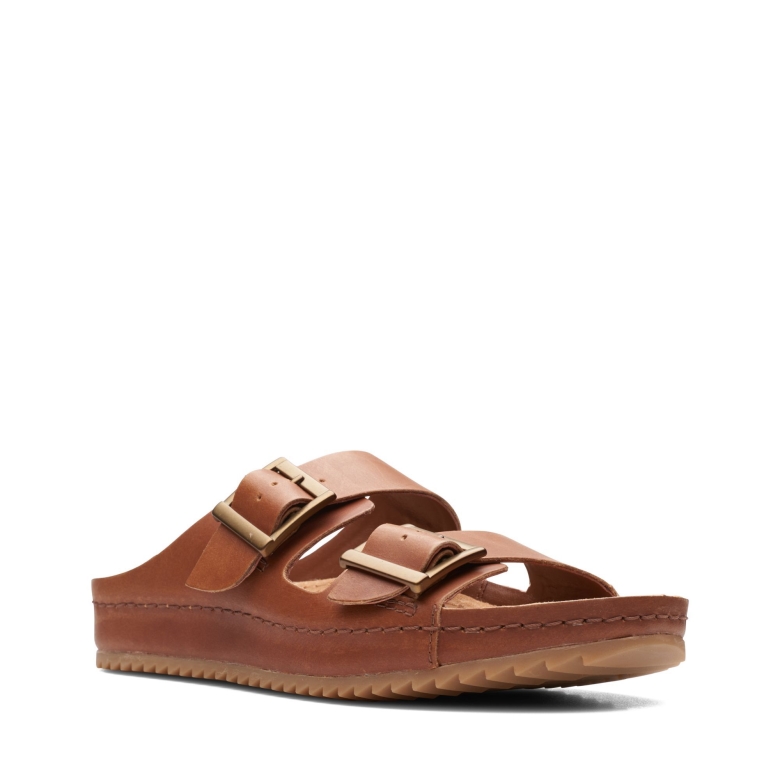 Brookleigh Sun Clarks Dunkelbraunes Lea