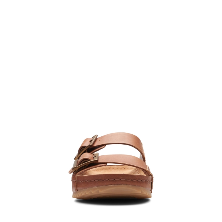 Brookleigh Sun Clarks Dunkelbraunes Lea
