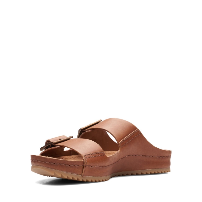 Brookleigh Sun Clarks Dunkelbraunes Lea