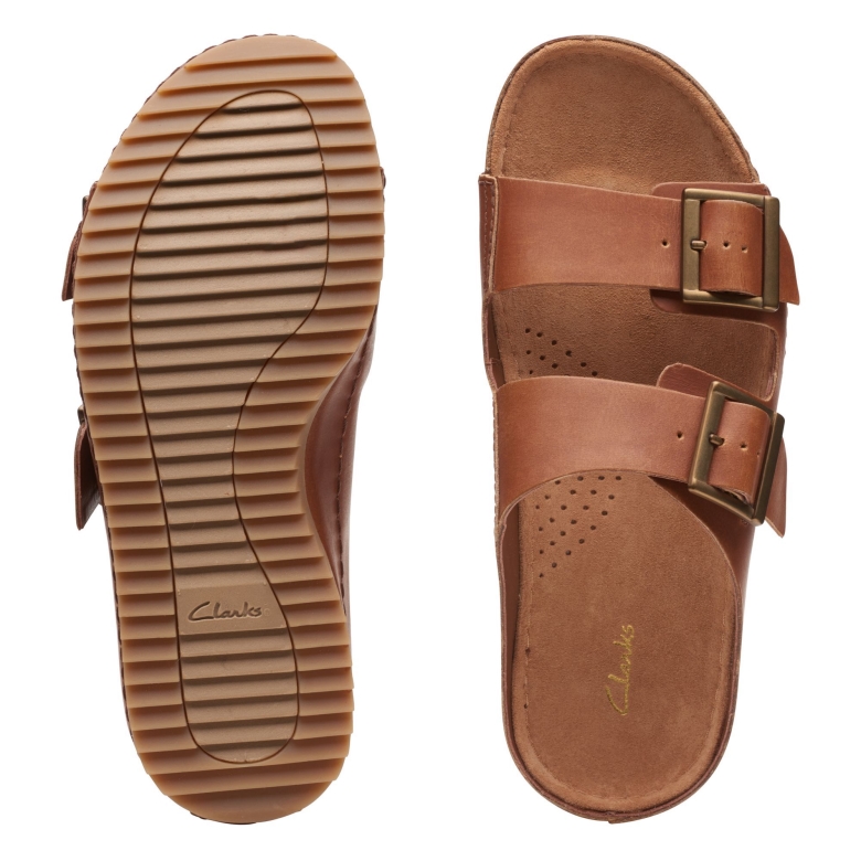 Brookleigh Sun Clarks Dunkelbraunes Lea