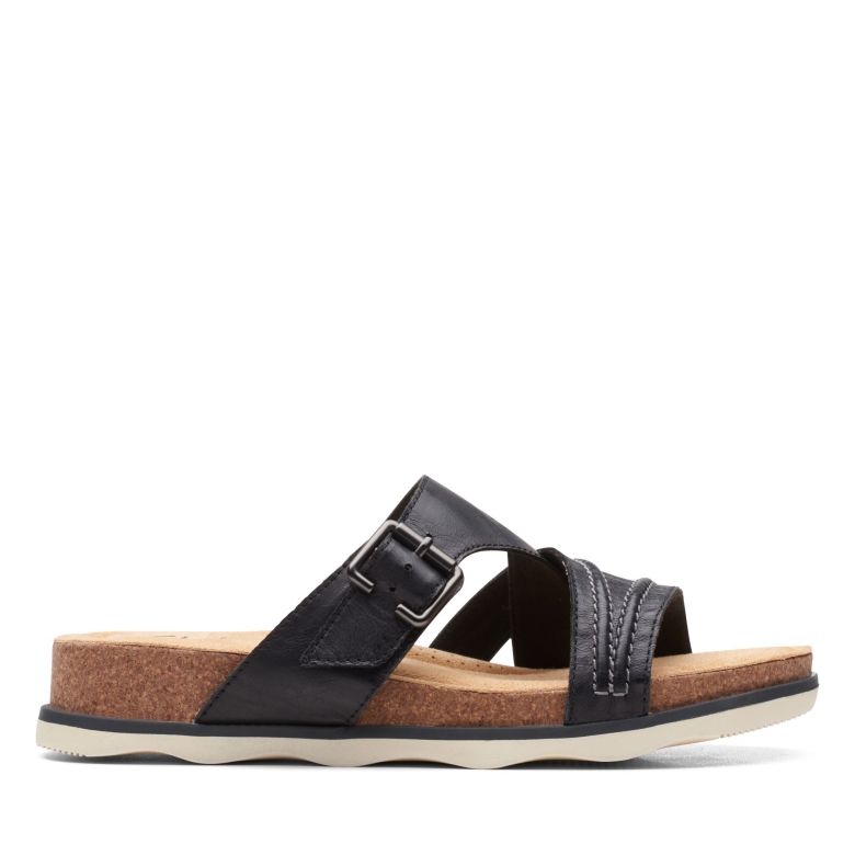 Schwarzes Leder Brynn Hope Clarks
