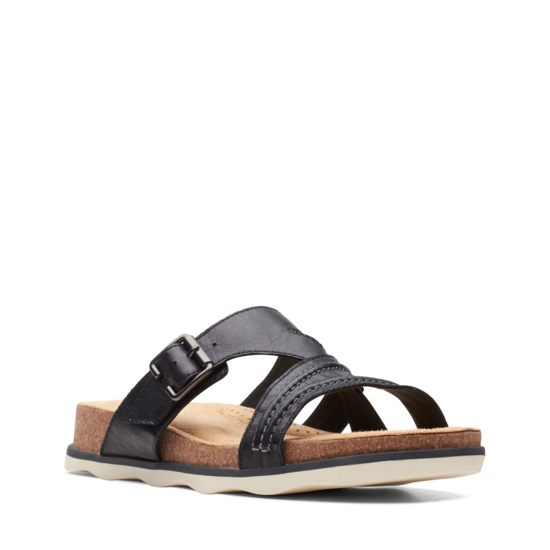 Schwarzes Leder Brynn Hope Clarks
