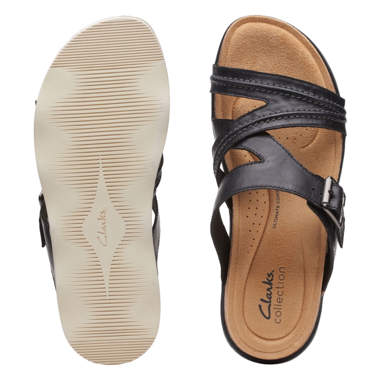 Schwarzes Leder Brynn Hope Clarks
