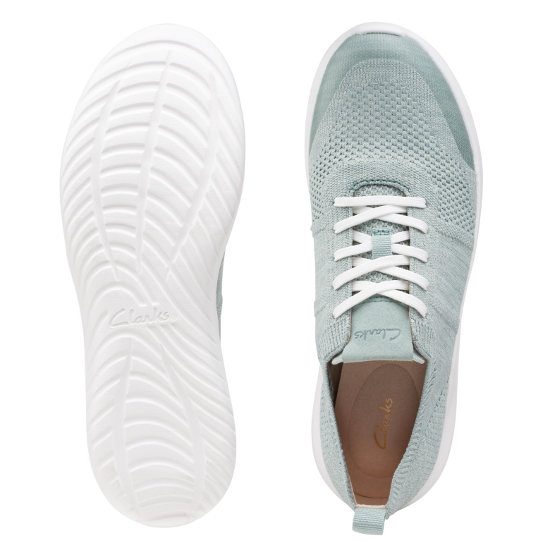 Clarks Hellblaue Nova Lite Spitze