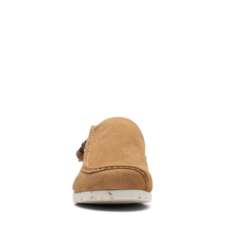 Dunkelsand Wildleder Clarks Shacre Lite Sun