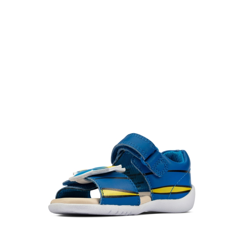 Blaues Leder Clarks Zora Nemo T