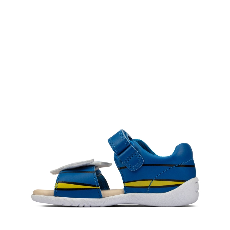 Blaues Leder Clarks Zora Nemo T