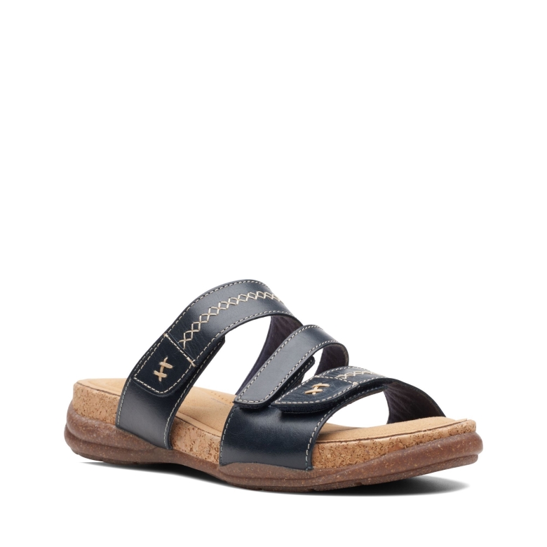 Navy Blues Führen Clarks Roseville Bay