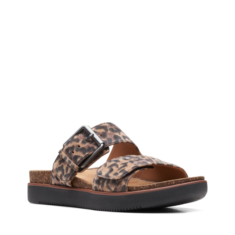 Elayne Ease Clarks Leopardenmuster