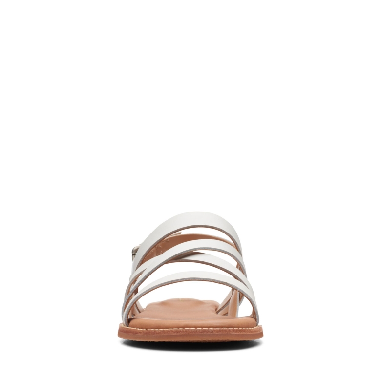 Karsea Sonnenweißes Leder Clarks