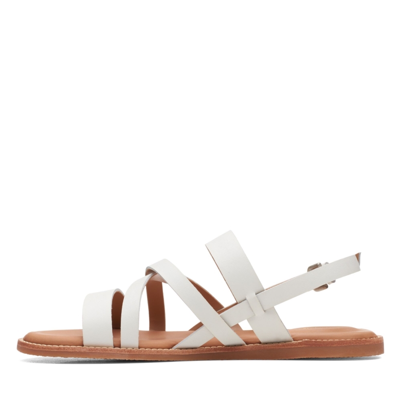 Karsea Sonnenweißes Leder Clarks