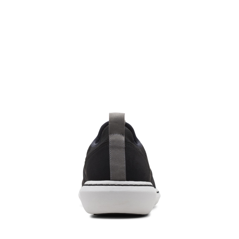Step Urban Low Clarks Schwarzes Textil