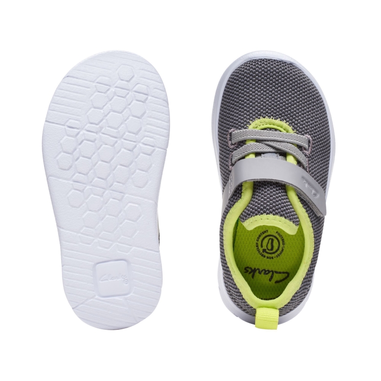 Grauer Kombi Aus Webstoff T Clarks