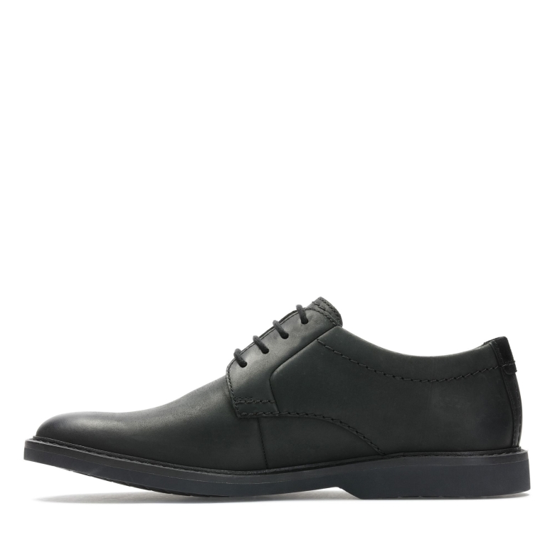 Schwarzes Leder Atticus Lt Spitze Clarks