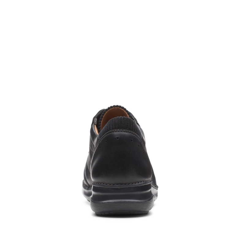 Schwarze Clarks Appley Krawatte Aus Leder