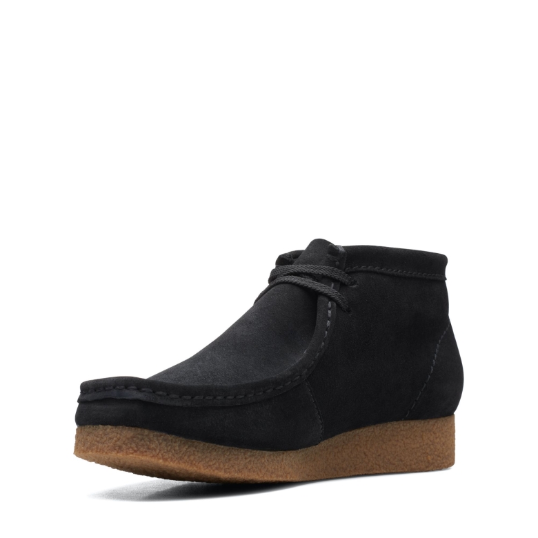 Schwarzer Wildleder Shacre Boot Clarks