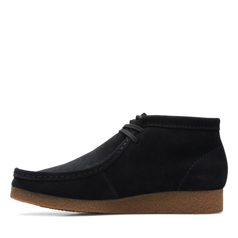Schwarzer Wildleder Shacre Boot Clarks