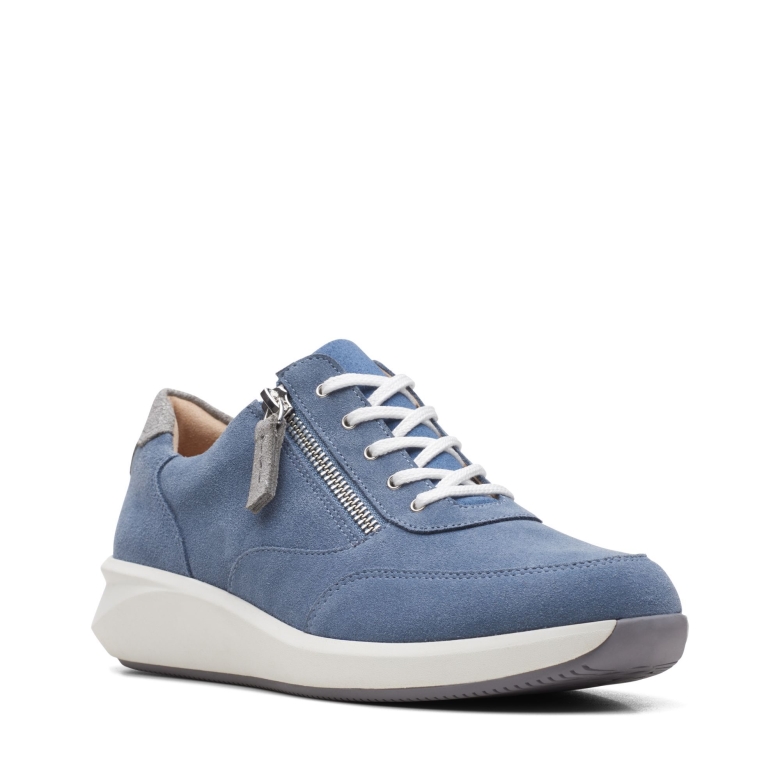 Ein Zip River Clarks Denimblau Sde