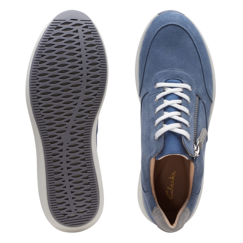 Ein Zip River Clarks Denimblau Sde