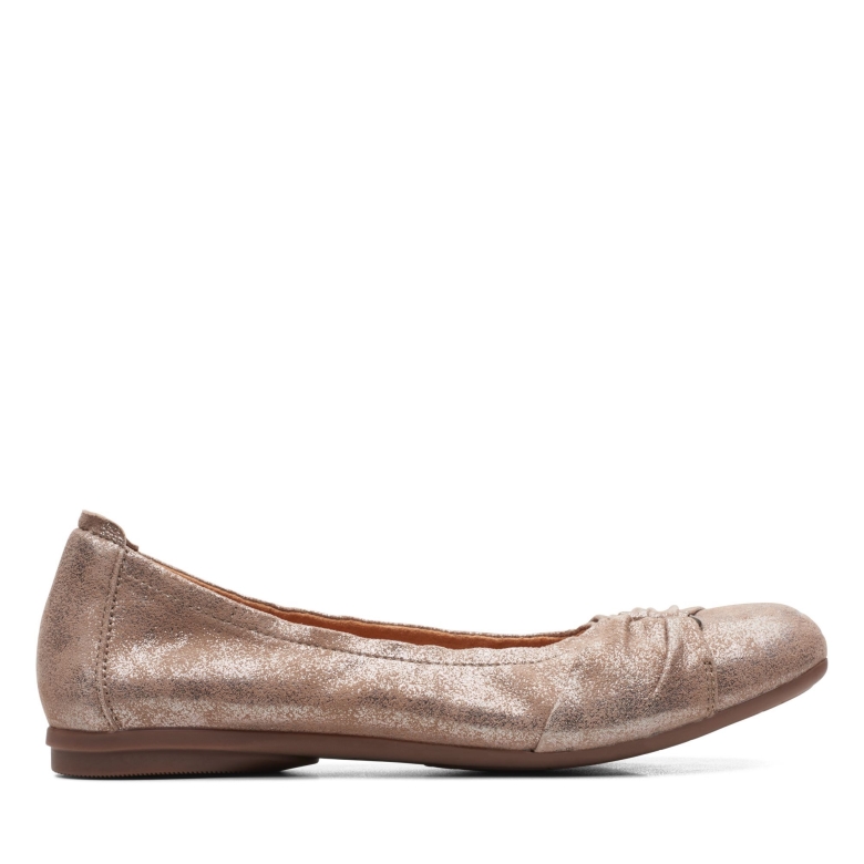 Bronze Metallic Clarks Rena Schritt